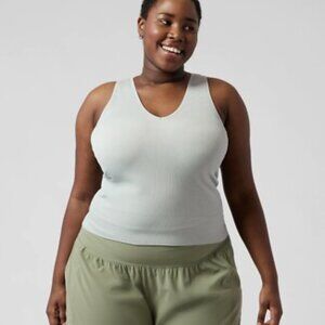 BOGO Athleta Seafoam Green Aurora Ribbed V Neck Tank Top Size Large